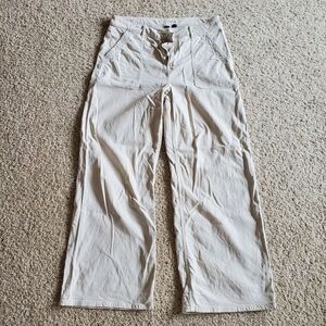 American Eagle Outfitters Cream Womens Pants/Jeans